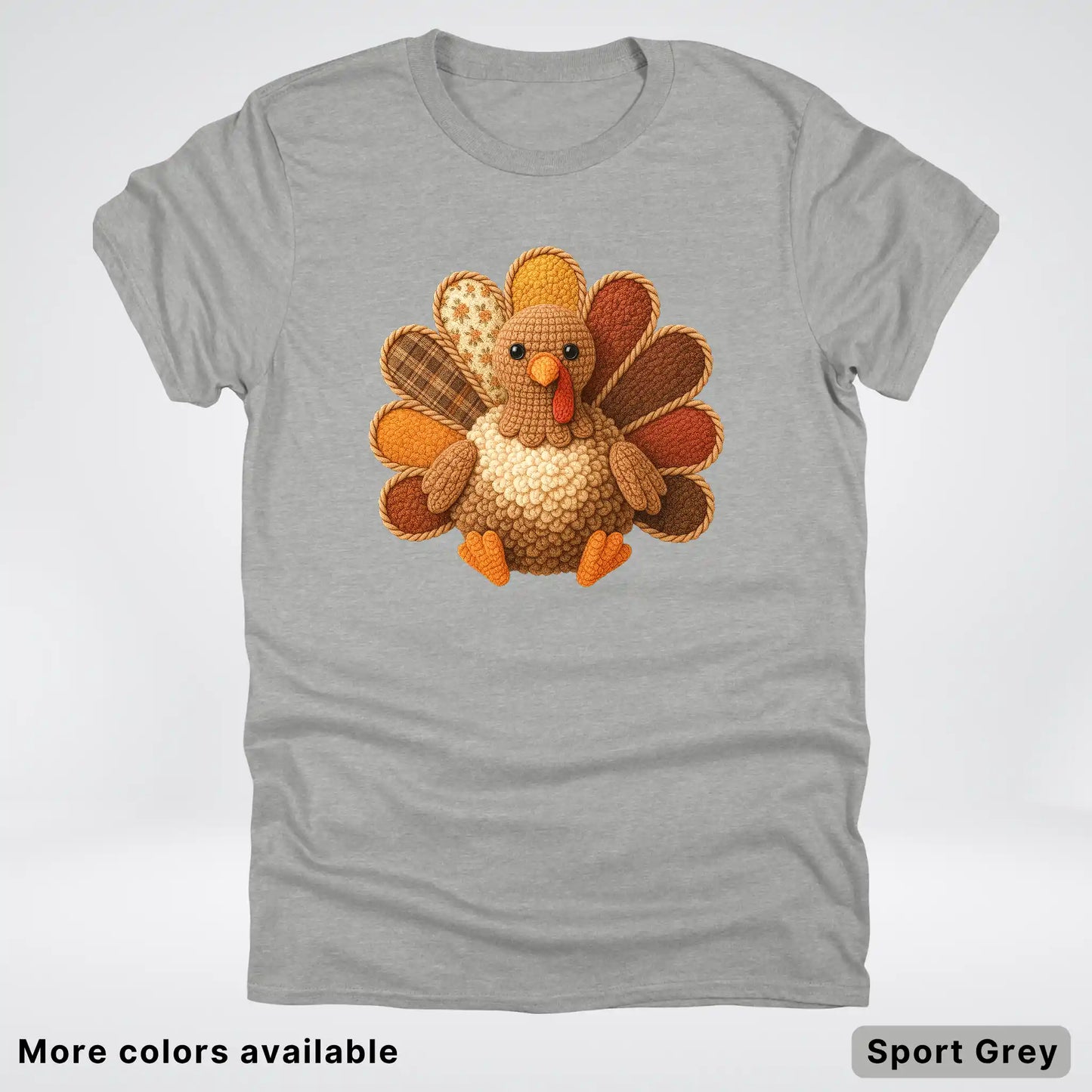 Fall Turkey Hook Yard Faux T-Shirt
