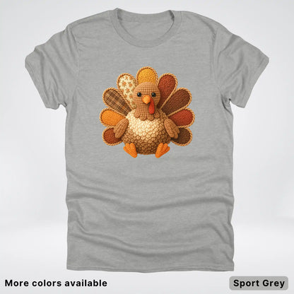 Fall Turkey Hook Yard Faux T-Shirt