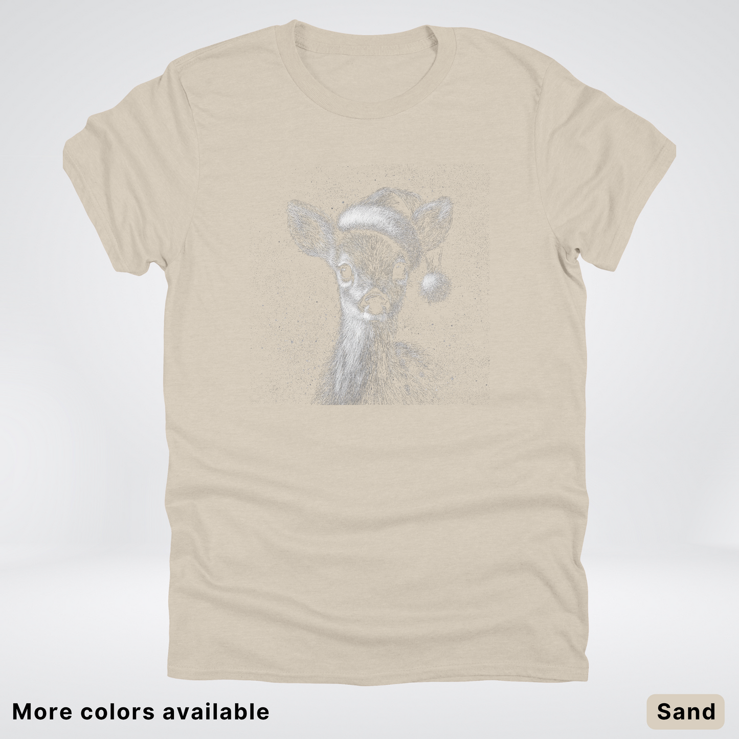 Vintage Christmas Deer - T-Shirt