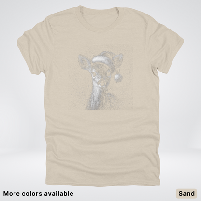 Vintage Christmas Deer - T-Shirt