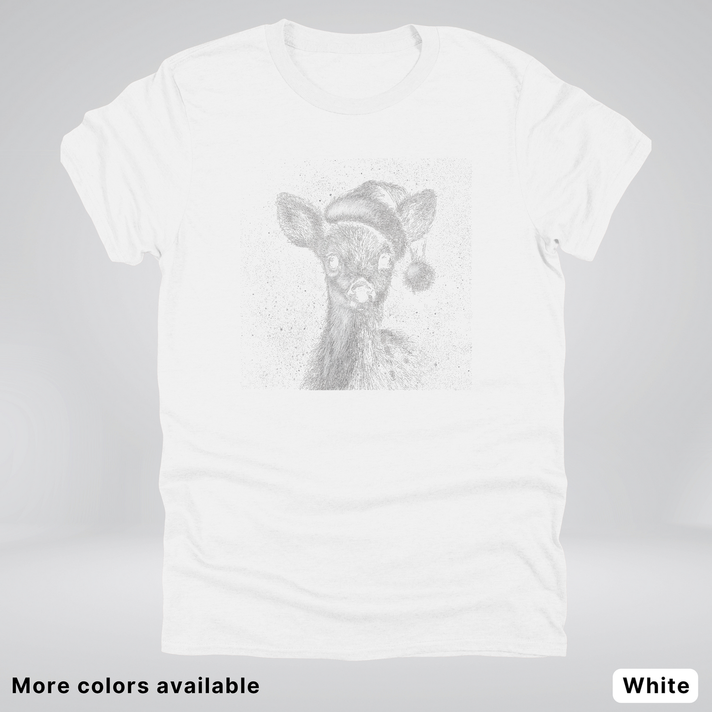 Vintage Christmas Deer - T-Shirt