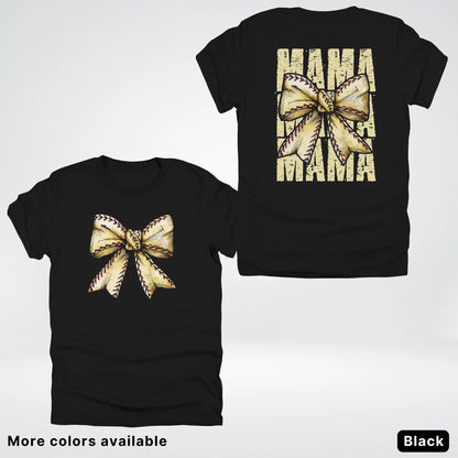 Softball Baseball Coquette Bow T-Shirt