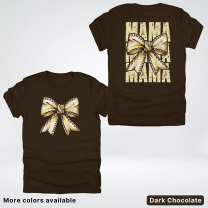 Softball Baseball Coquette Bow T-Shirt