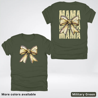 Softball Baseball Coquette Bow T-Shirt