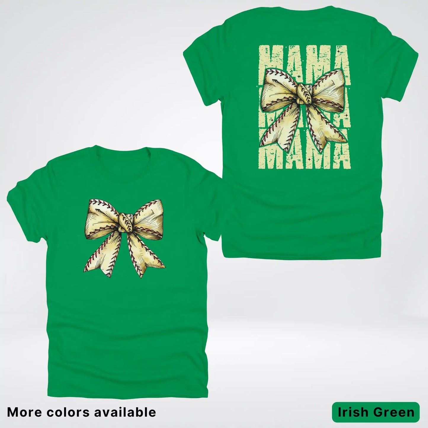 Softball Baseball Coquette Bow T-Shirt