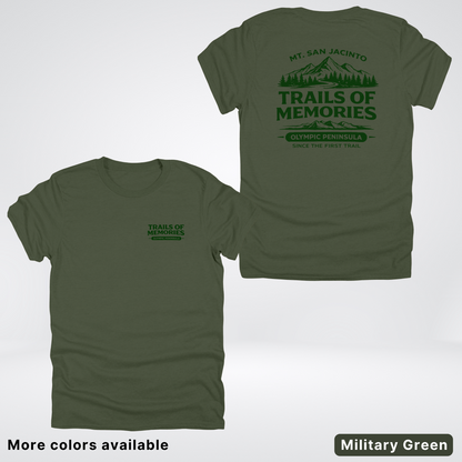 Mt. San Jacinto Trails of Memories T-Shirt – Olympic Peninsula Outdoor Graphic Tee