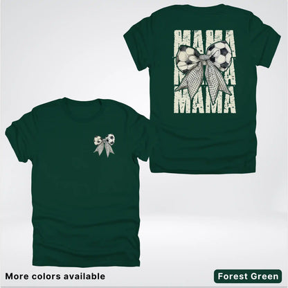 Soccer Mama Bow Coquette Graphic T-Shirt