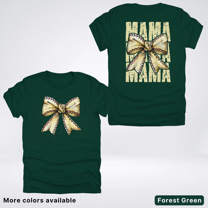 Softball Baseball Coquette Bow T-Shirt