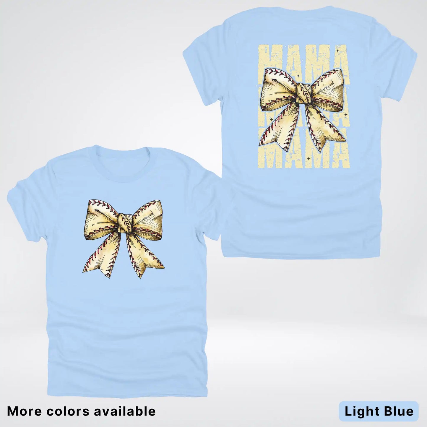 Softball Baseball Coquette Bow T-Shirt