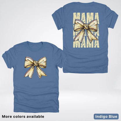 Softball Baseball Coquette Bow T-Shirt
