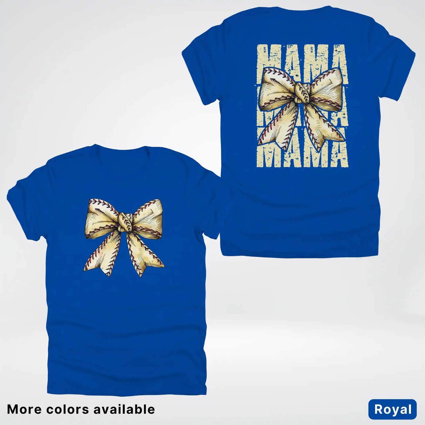 Softball Baseball Coquette Bow T-Shirt