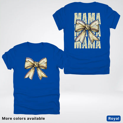 Softball Baseball Coquette Bow T-Shirt