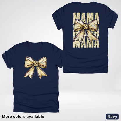 Softball Baseball Coquette Bow T-Shirt