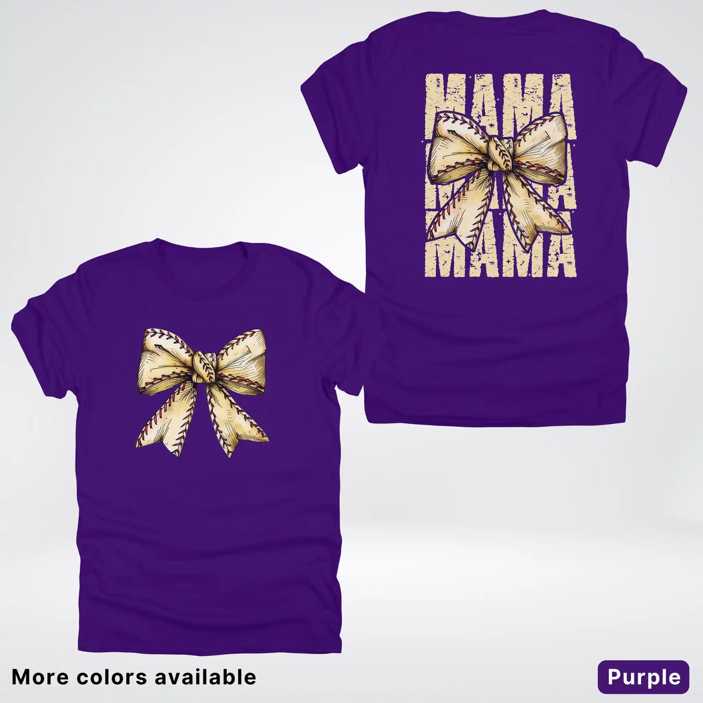 Softball Baseball Coquette Bow T-Shirt