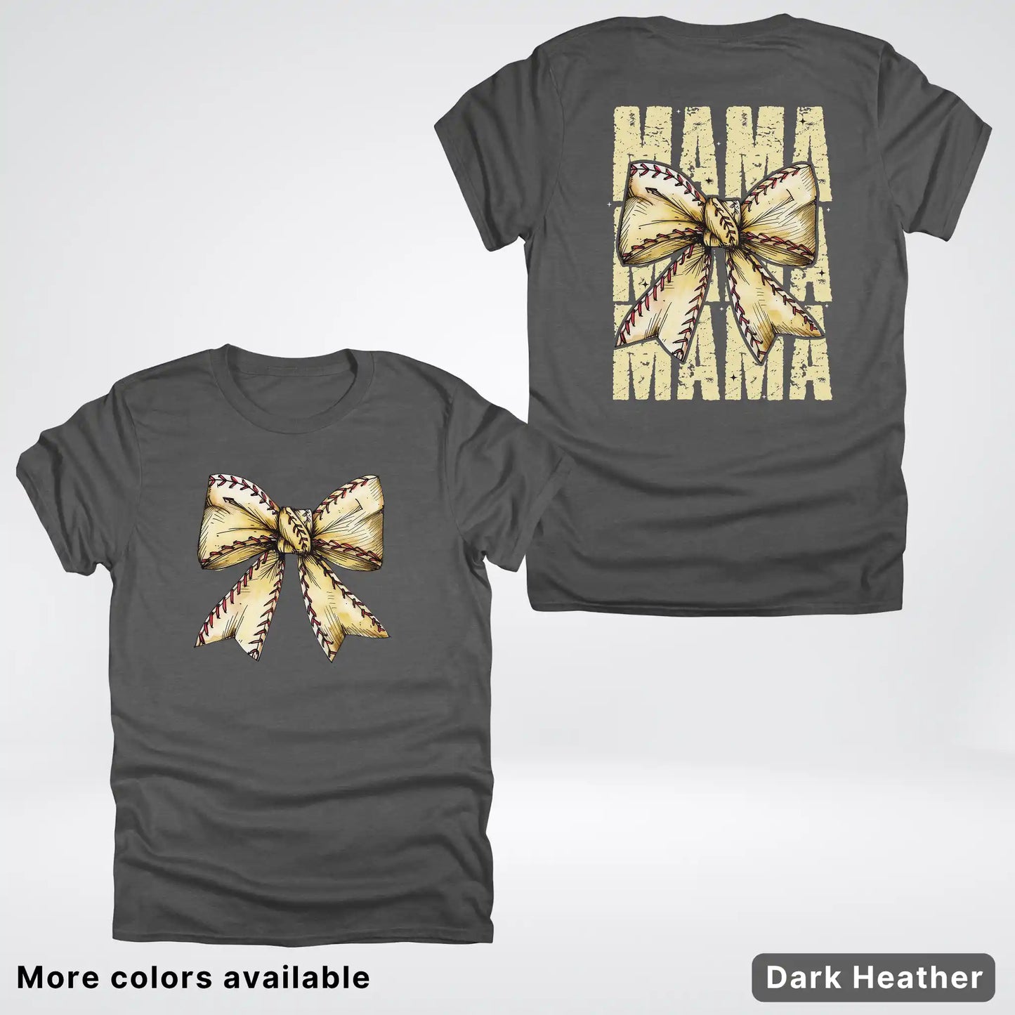 Softball Baseball Coquette Bow T-Shirt