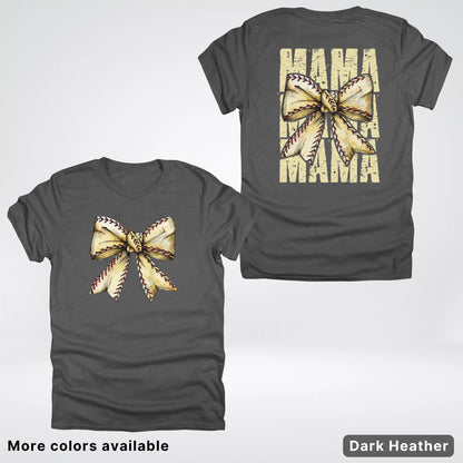 Softball Baseball Coquette Bow T-Shirt