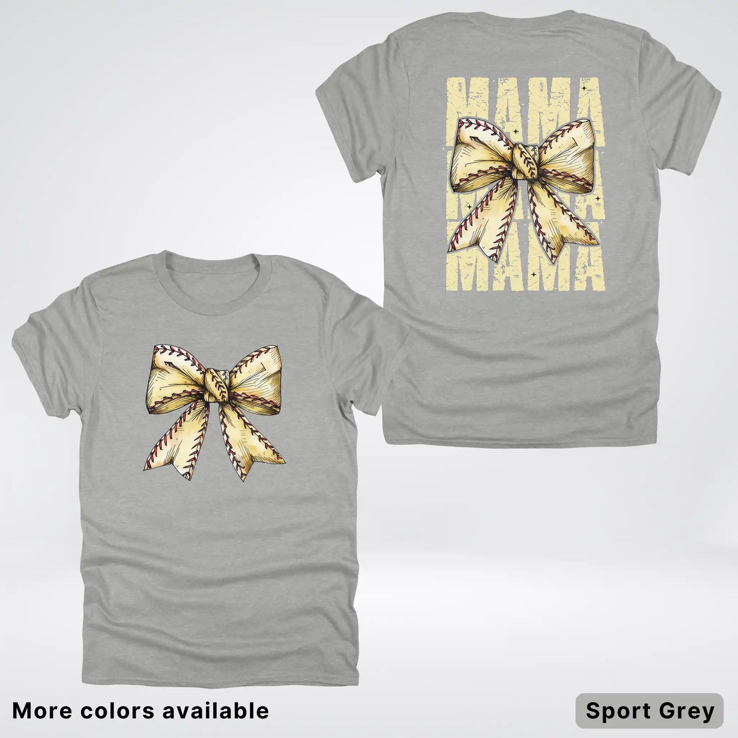 Softball Baseball Coquette Bow T-Shirt