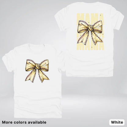 Softball Baseball Coquette Bow T-Shirt