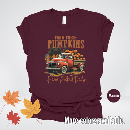 Farm Fresh Pumpkins Hand Picked Daily T-Shirt