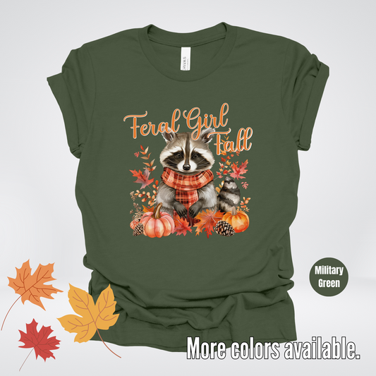 Feral Girl Fall T-Shirt