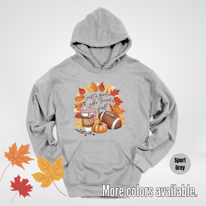 Just A Girl Who Loves Fall Hoodie