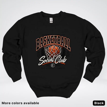 Basketball Social Club – Vintage Court Crewneck Sweatshirt