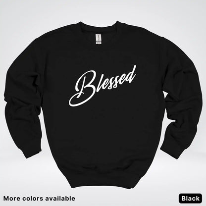 Blessed Script Crewneck Sweatshirt