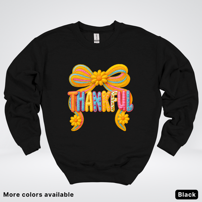 Thankful Crochet Style Fall - Sweatshirt
