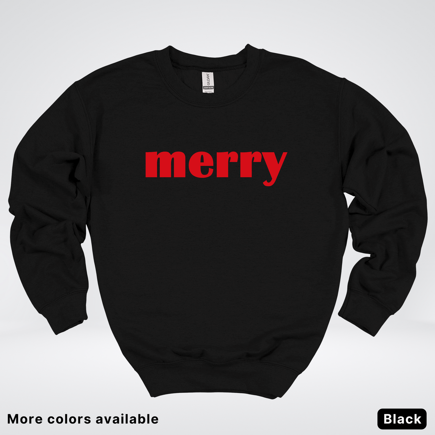 Merry - Red Design - Crewneck