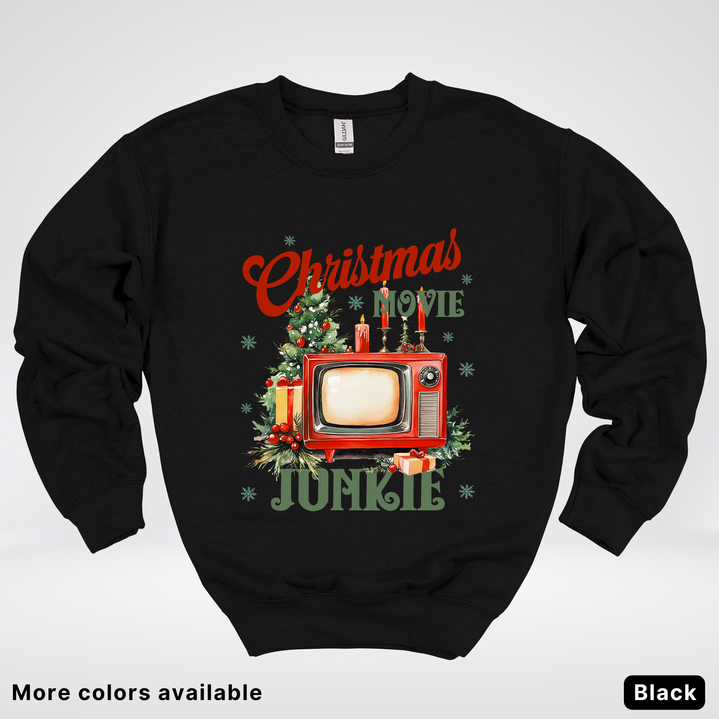 Vintage Christmas Movie Lover - Crewneck