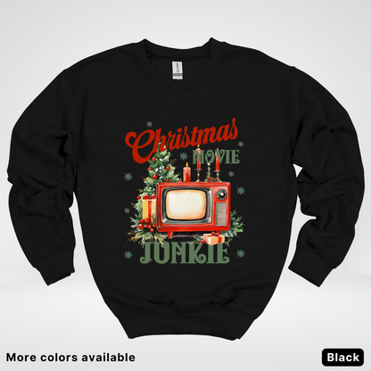 Vintage Christmas Movie Lover - Crewneck