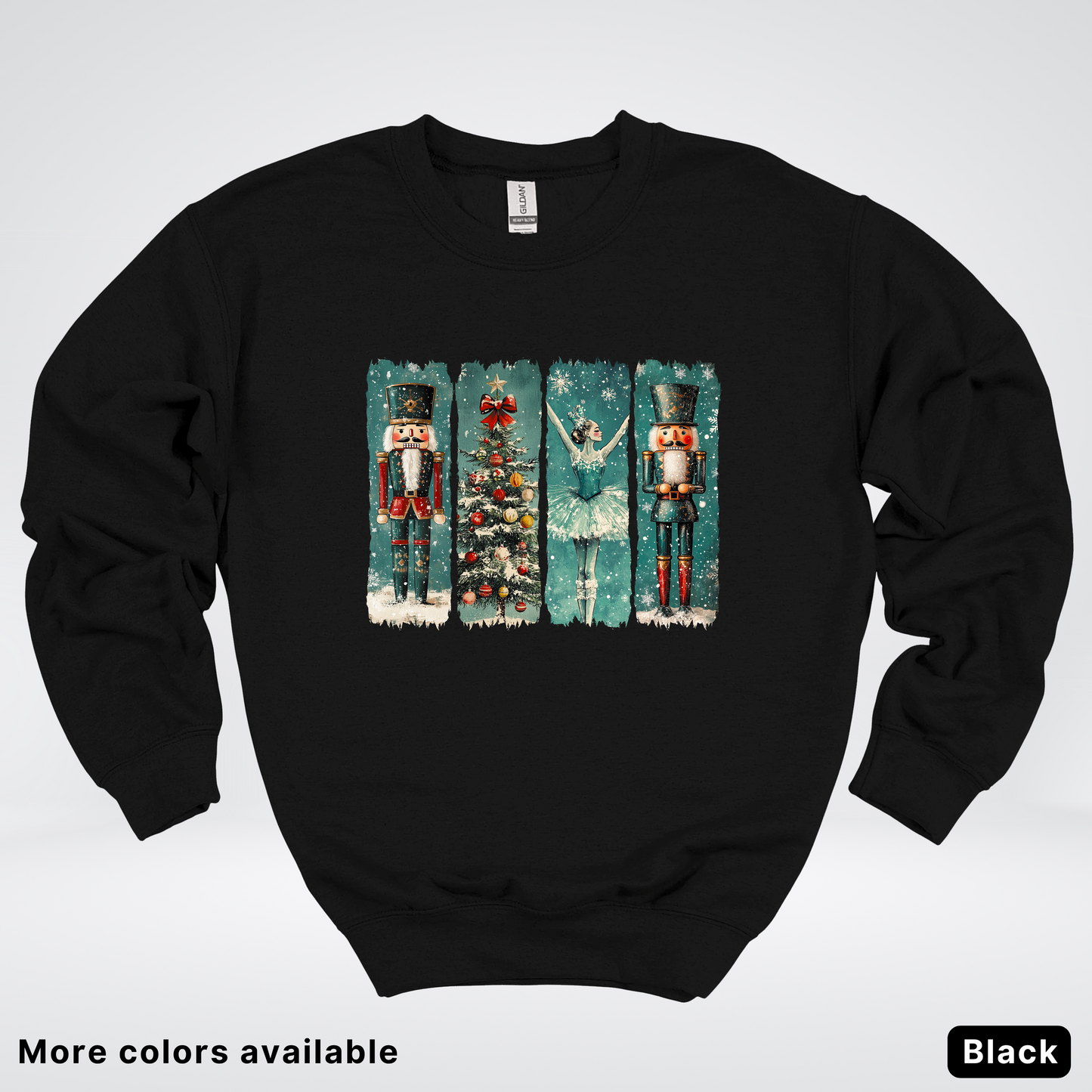 Vintage Nutcracker Ballet Panel - Crewneck