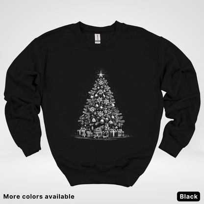 Classic Christmas Tree with Gifts - Crewneck Sweatshirt