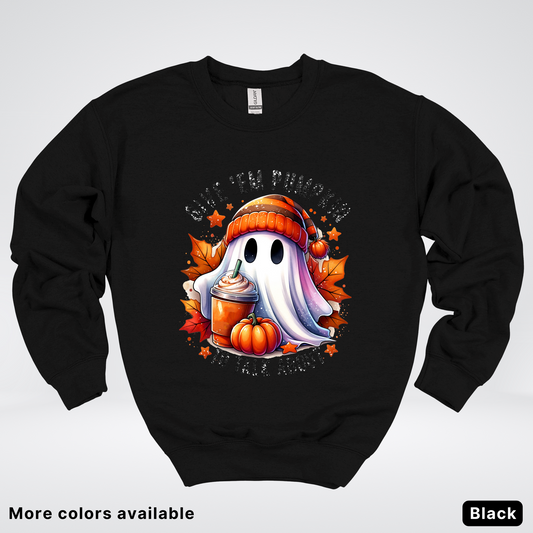 Give Em Pumpkin Ghost To Talk About - Crewneck Sweatshirts