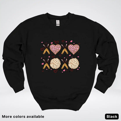 XOXO Churros & Conchas - Crewneck Sweatshirt