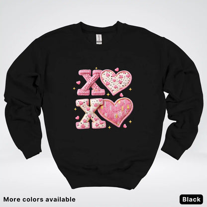 XOXO Hook Yard Faux - Crewneck Sweatshirt