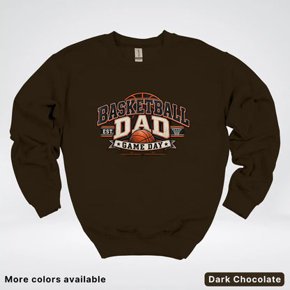 Basketball Dad – Game Day Crewneck Sweatshirt