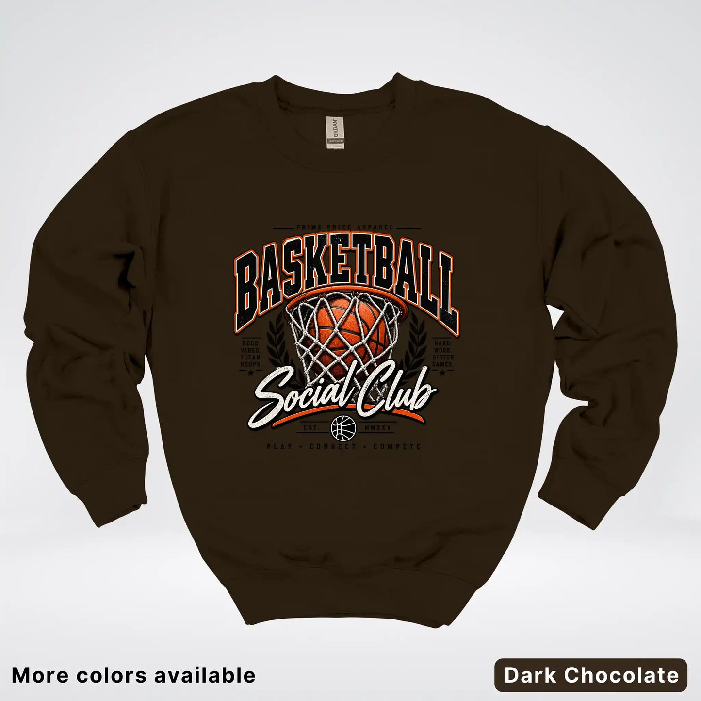 Basketball Social Club – Vintage Court Crewneck Sweatshirt