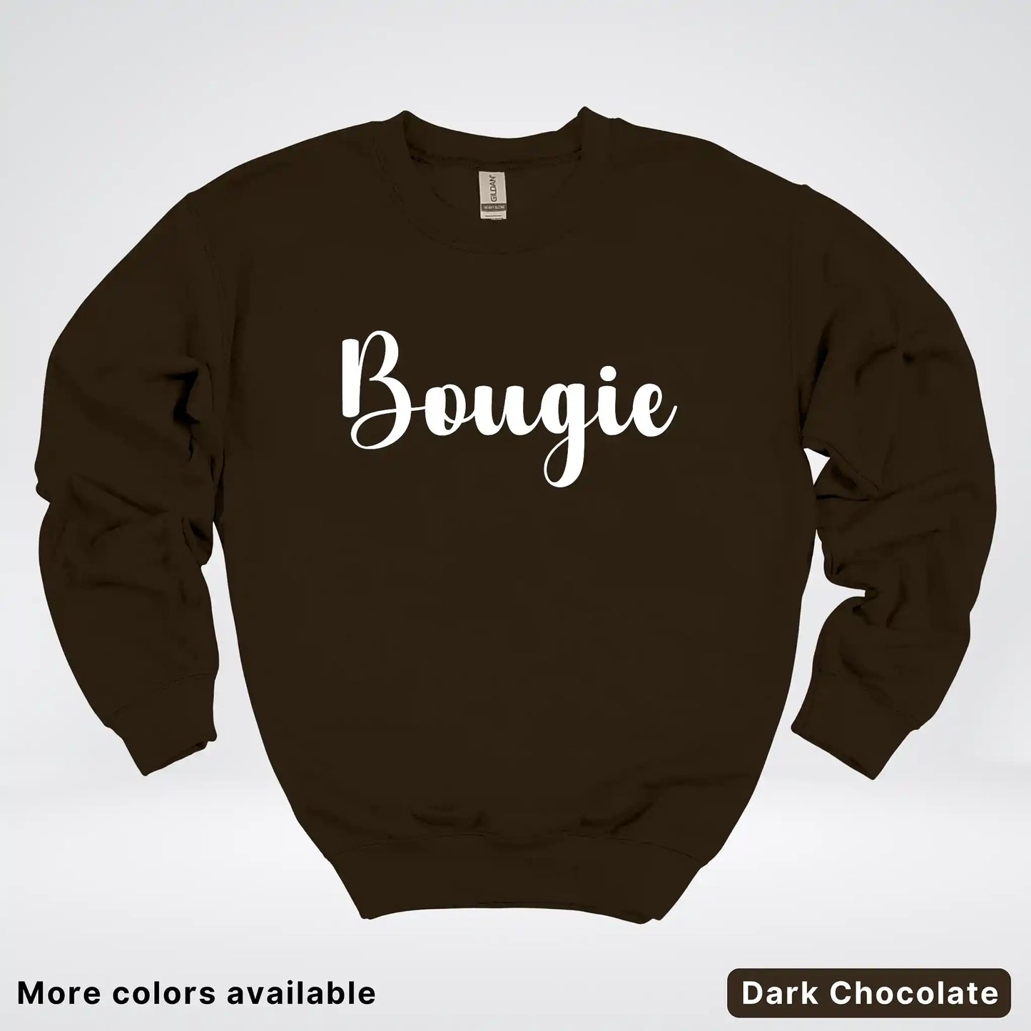 Bougie - White Design - Crewneck Sweatshirt