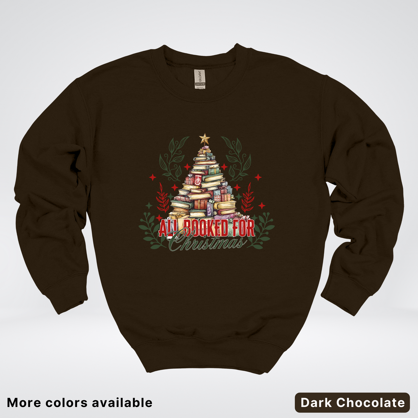 All Booked For Christmas - Crewneck Sweatshirt