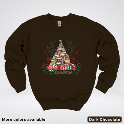 All Booked For Christmas - Crewneck Sweatshirt
