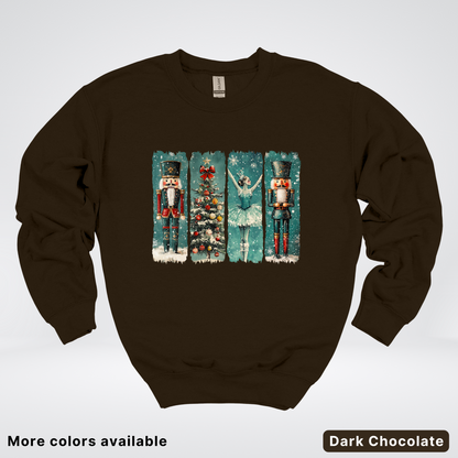 Vintage Nutcracker Ballet Panel - Crewneck
