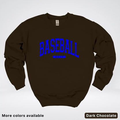 Baseball 24/7 – Blue Design - Crewneck Sweatshirt