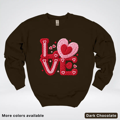 Love Hook Yard Faux - Crewneck Sweatshirt