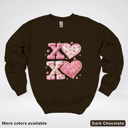 XOXO Hook Yard Faux - Crewneck Sweatshirt