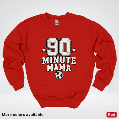 90 Minute Mama – Vintage Soccer Mom Crewneck Sweatshirt