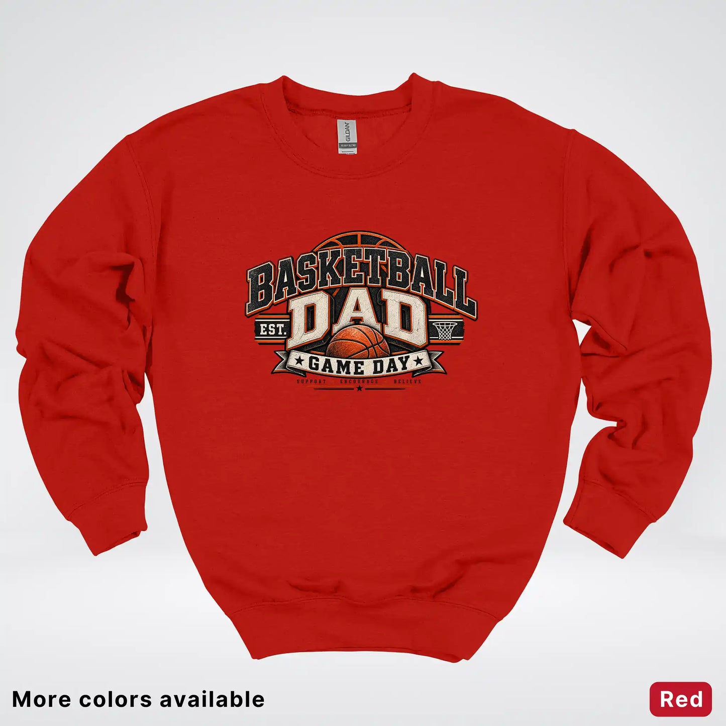Basketball Dad – Game Day Crewneck Sweatshirt