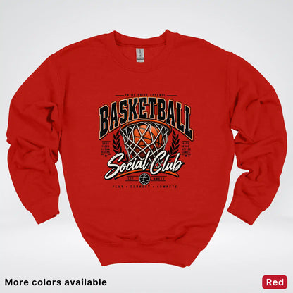 Basketball Social Club – Vintage Court Crewneck Sweatshirt