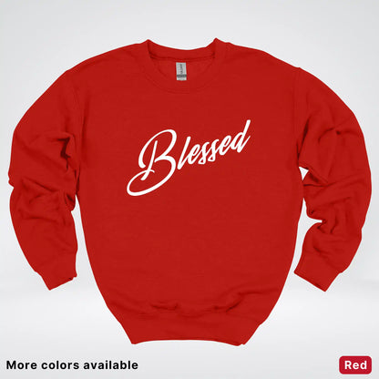 Blessed Script Crewneck Sweatshirt