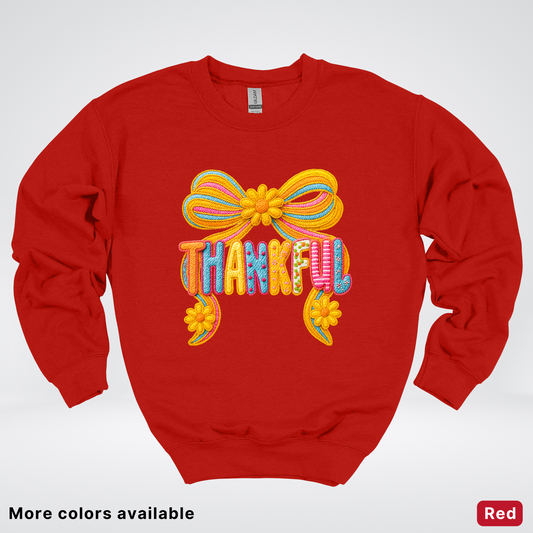 Thankful Crochet Style Fall - Sweatshirt